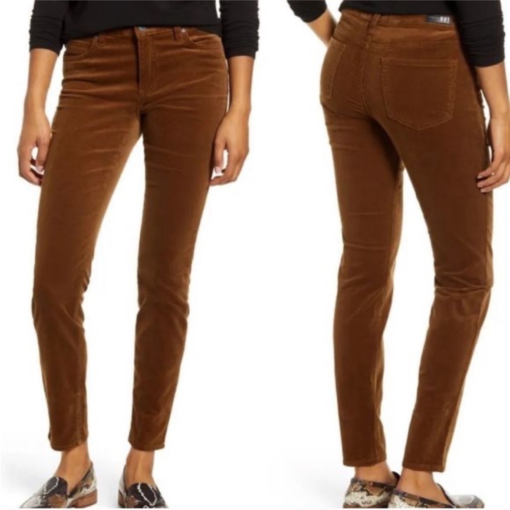 KUT Diana Skinny Corduroy Brown Women’s Sz 8